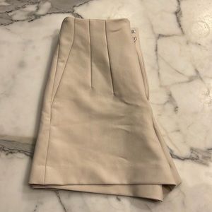 Tan high waisted Zara shorts